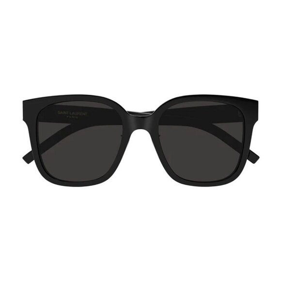 NEW SAINT LAURENT SUNGLASSES SL M105/F-B 001 WOMEN SQUARE BLACK SLM105/F-B 001 - Picture 1 of 3